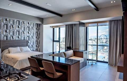 Apartment in Angelopolis with a pool.