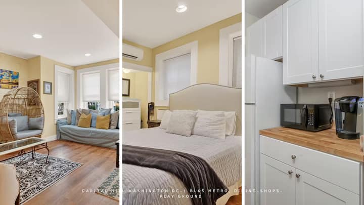 Capitol Hill Dc 1br  Sleeps 5, Metro + Parking - Capitol Hill, DC