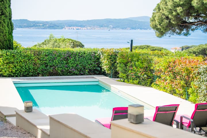 Superbe Villa Vue Mer-piscine-4 Chambres - Saint-Tropez