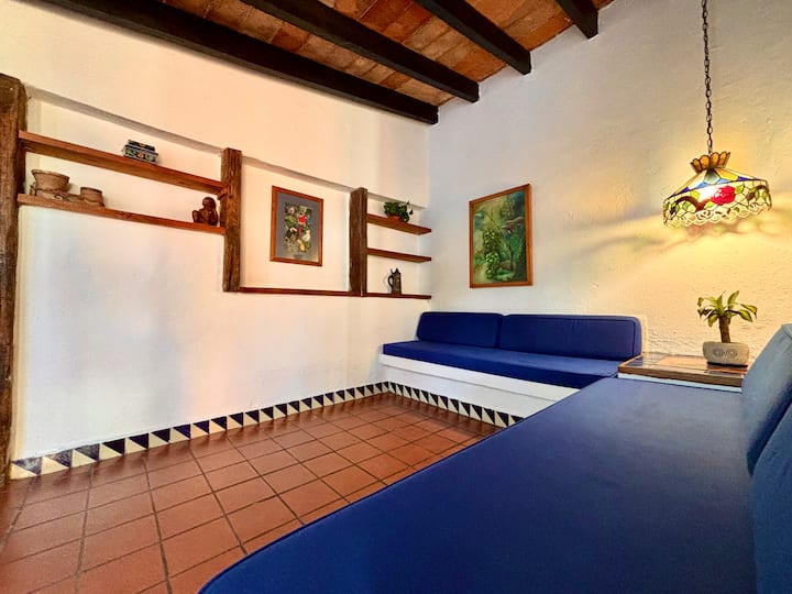 Colonial charm near the Tepozteco with a pool