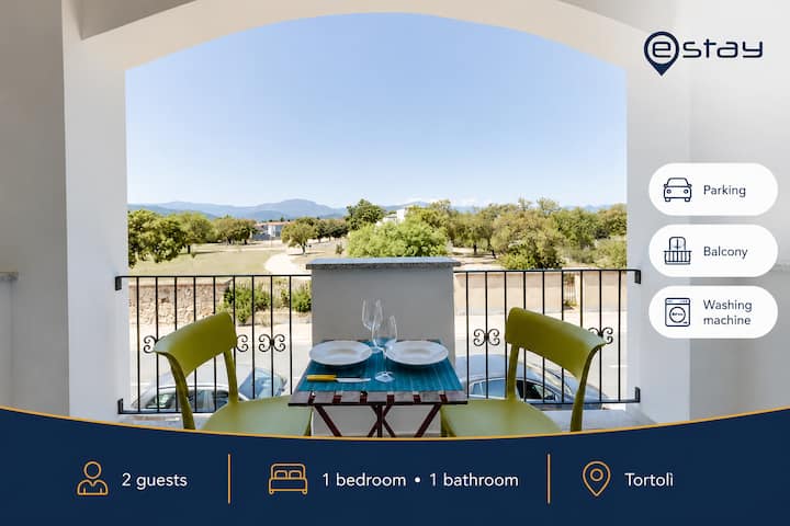 Estay - Orange 4 - Aircon - Balcony - Tortolì