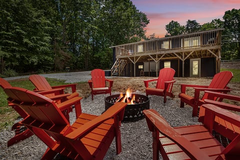 Secluded Nolin Lake/Mammoth Cave Retreat + Firepit