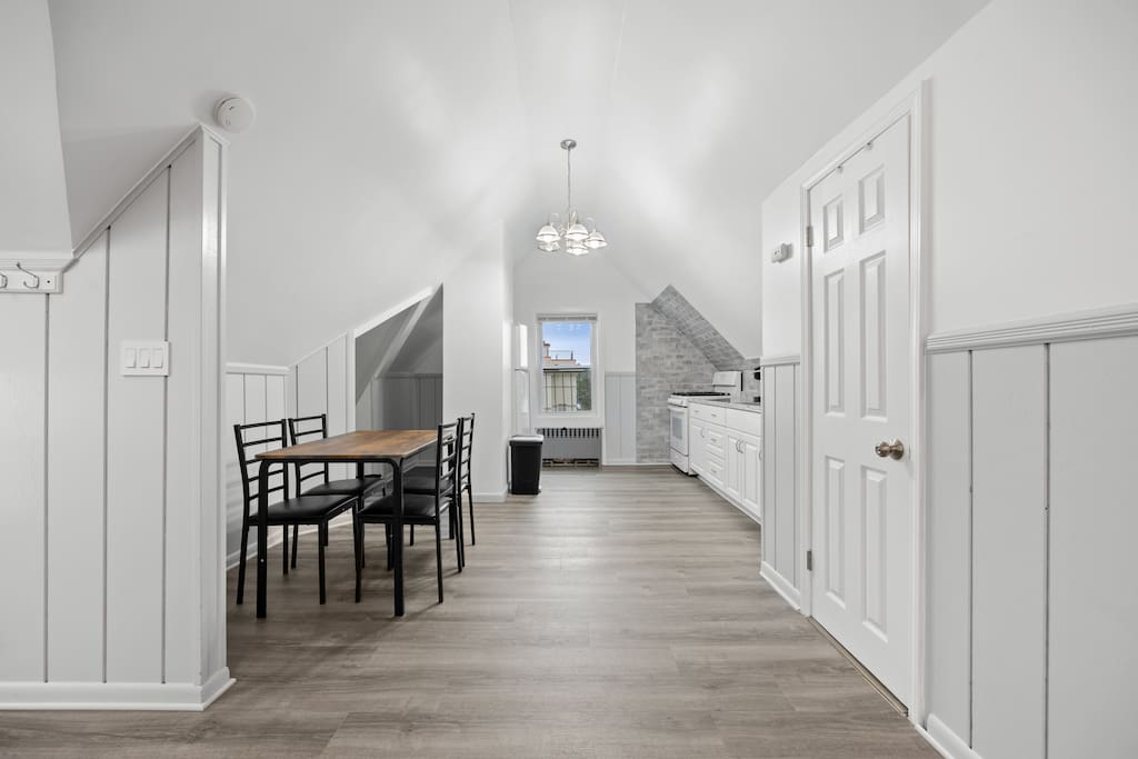 Cozy Studio with reading nook.