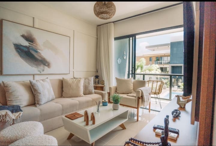 Fresh And Cozy 3-bedroom Nest
Palmeras Residences - Punta Cana