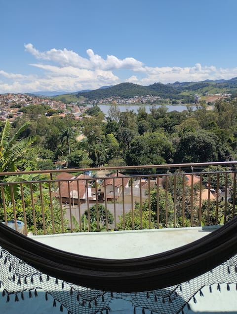 Studio apartment with beautiful lake view.