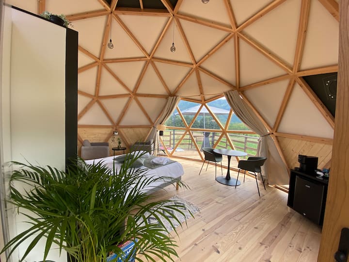Dôme Confort Avec Spa Et Sauna - Isère