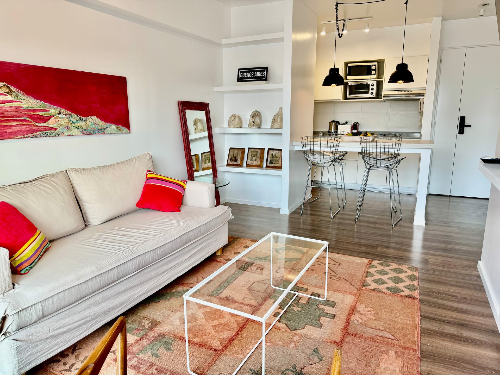 Apartamento de 1 quarto em Palermo
