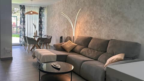 House in Islantilla Golf with a swimming pool and garden.