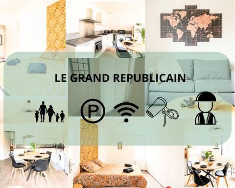 Le Grand Republicain T2 - Free parking