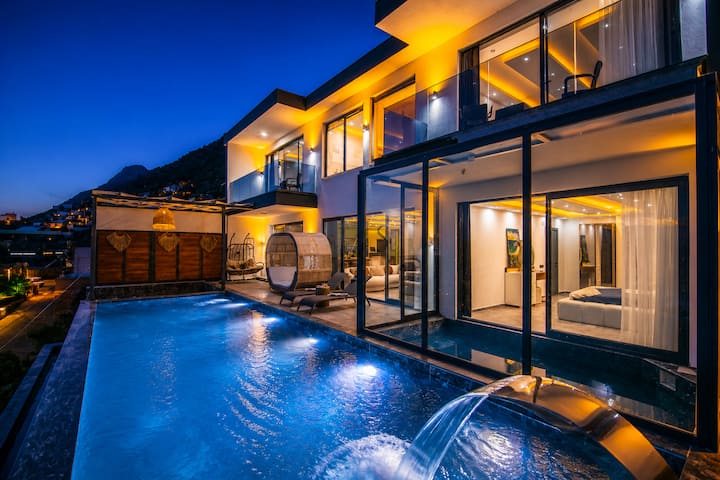Villa Posthane Resort- Infinity Pool - Kalkan