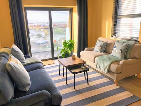 Modern harbour-view townhouse in Aberystwyth