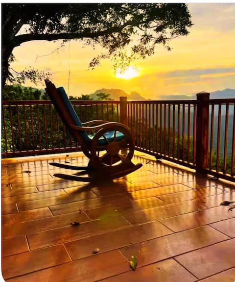 “Entire property: house + 2 private cabins.