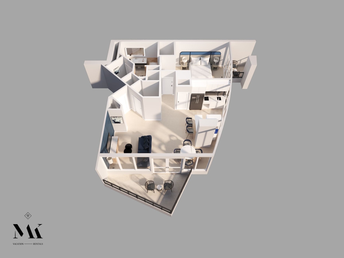 FontaineBleau|1BR Ocean View w/ Balcony