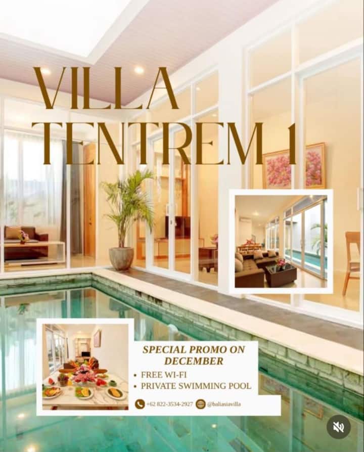 1 Tentrem 3br 8ppl Quiet Area -By Baliasiavila - バリ島