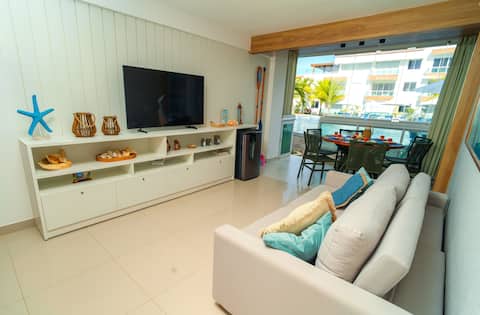 Top Airbnb: Right on the sand! Ground floor apartment in a family condominium em Nísia Floresta