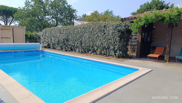 Landaise Lou Pao  2 Maisons, Piscine, Lac De Léon - Landas