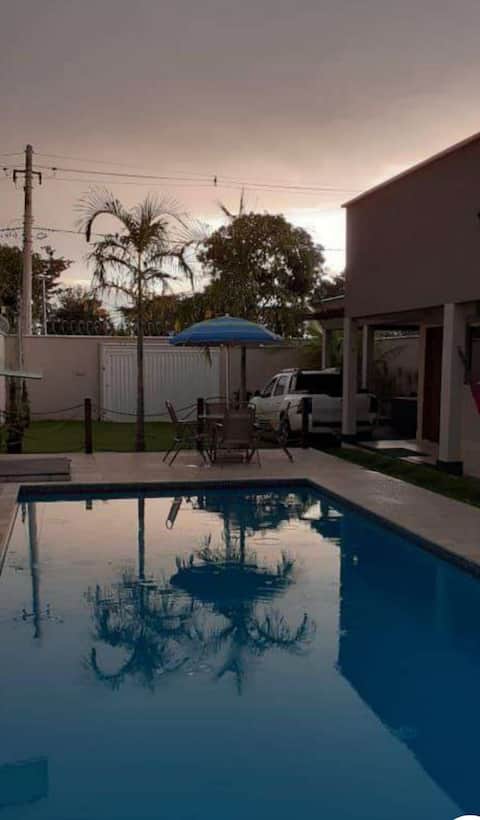 Pousada da Tete with swimming pool, game room, AC