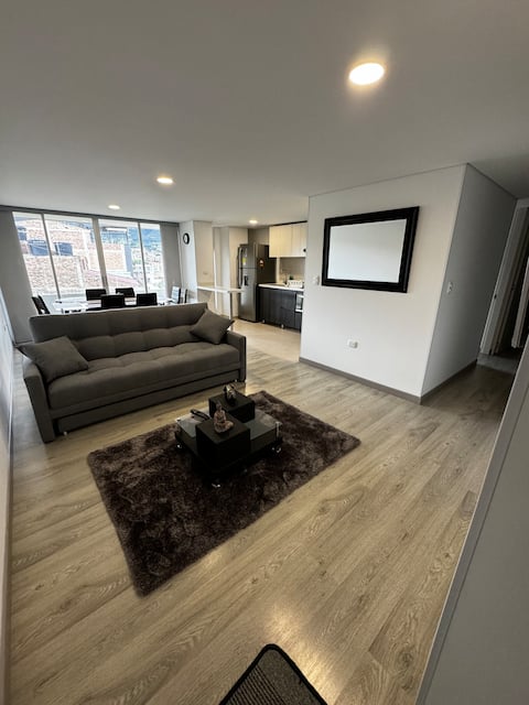 Successful Airbnb property: New apartment with a terrace and lake view in Paipa