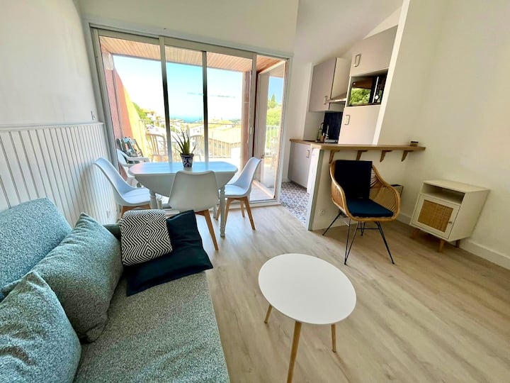 Joli T3, Terrasse Vue Mer, Parking - Collioure