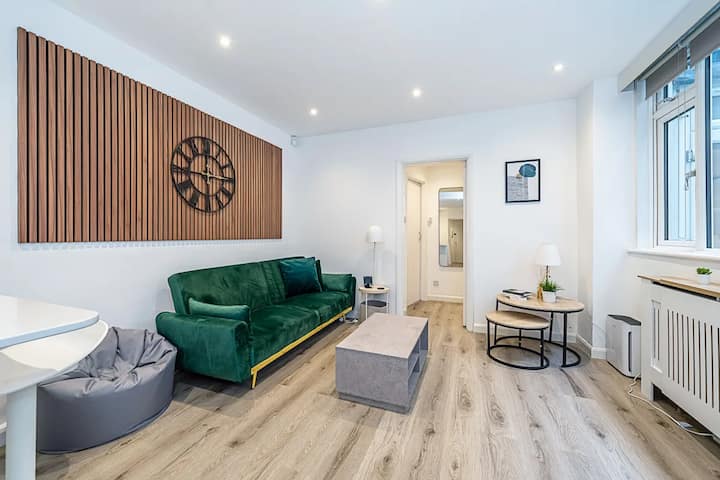 Private Garden Flat, Hyde Park, King Bed, Smart Tv - London Paddington Station