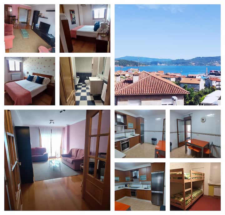 Apartamento En El Centro Con Vistas Al Mar - Combarro