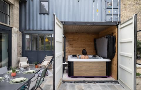 The 1900s workshop – Container – Jacuzzi – Brazier