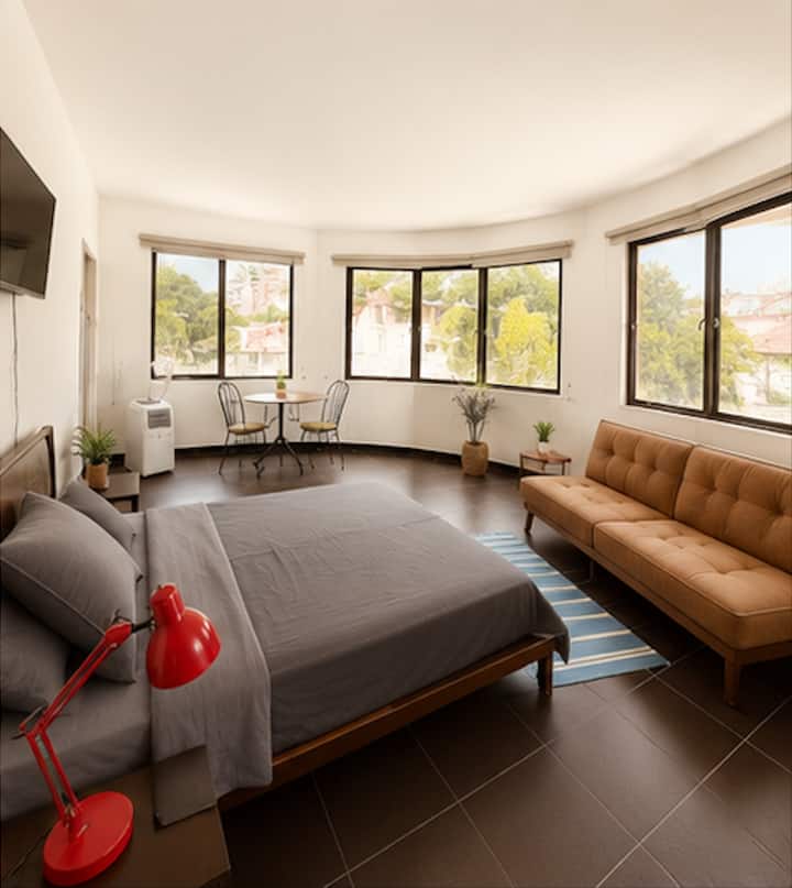 *Huge 90m2 With Great Park View! Netflix 3gb Wifi! - Cali