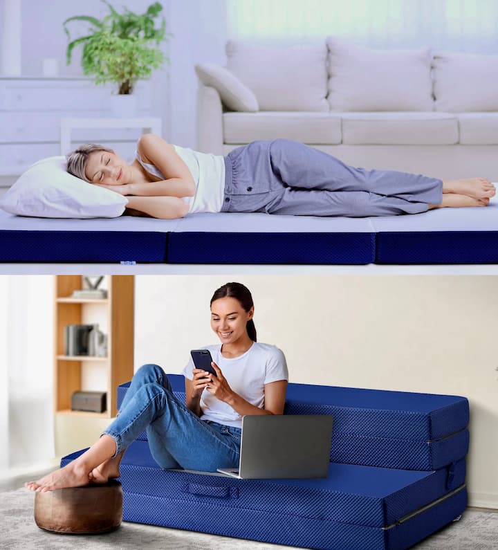 ️ Fjetje shtesë- Sipas kërkesës:

✅ Një krevat dopio i palosshëm (mjaft i gjerë me dyshek të rehatshëm)
✅  Dyshek me dy kate, me shumë qëllime
✅ një divan i palosshëm 4 në 1 me mbështetëse shpine të rregullueshme
✅  Një dyshek me dy kate 



