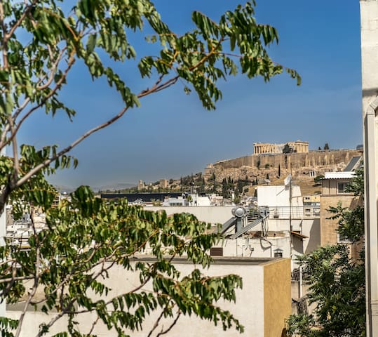 Sunny 3bd cozy flat spectacular Acropolis view