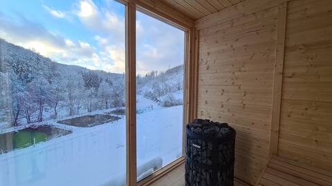 Valley Chalet in the Sauerland with sauna