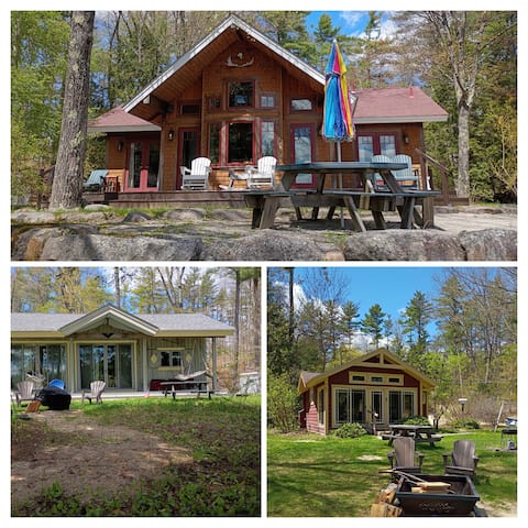 3 Cabins & Sauna on Lake Monomonac