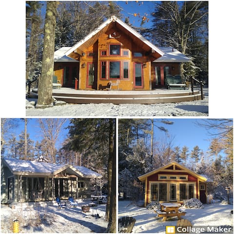 3 Cabins & Sauna on Lake Monomonac