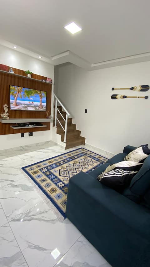 Successful Airbnb property: Entire house on the beach | Comfort and leisure in Praia Grande