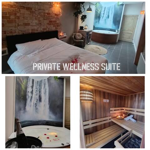 Waterfall Wellness Suite with Sauna! Close to Amsterdam