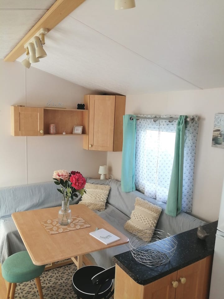 Charmant Mobil-home 5 Personnes Climatisé - La Palmyre