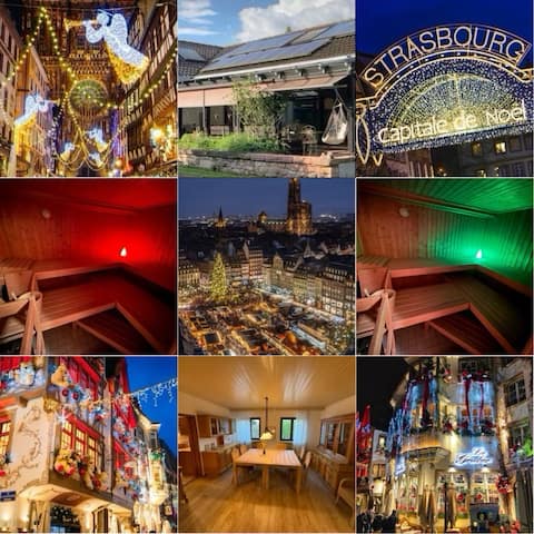 Luxury Retreat Strasbourg! Christmas Market+Sauna!