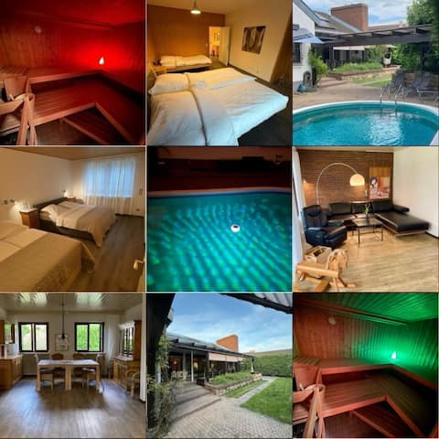 Luxury Wellness Retreat Strasbourg • Sauna • Pool