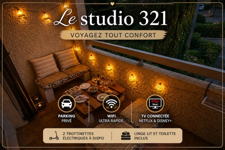 Le Studio "321" + Parking - La Ciotat