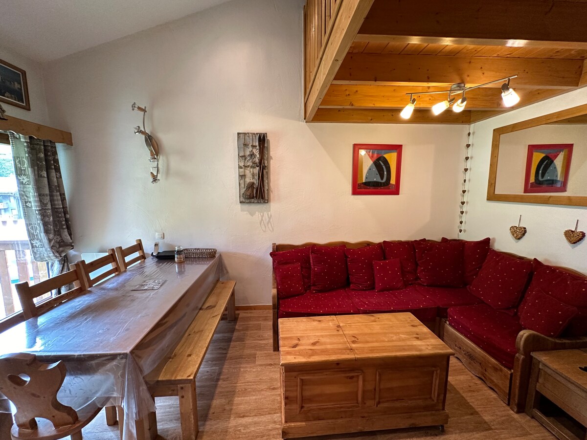 Beliebte Airbnb-Anzeige: Ski-in/out apartment in Les Avanchers Valmorel