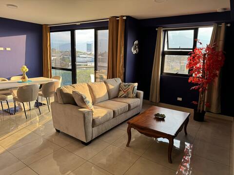 w/AC Spacious Lux in San Jose La sabana w/Pool&Gym
