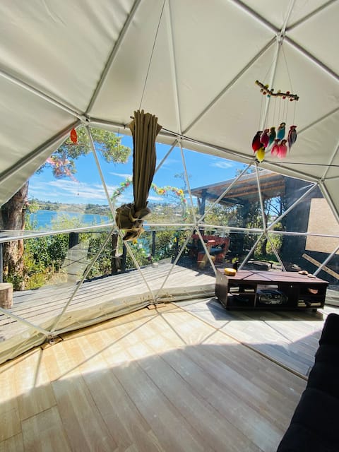 Glamping with Donde Oso tinaja