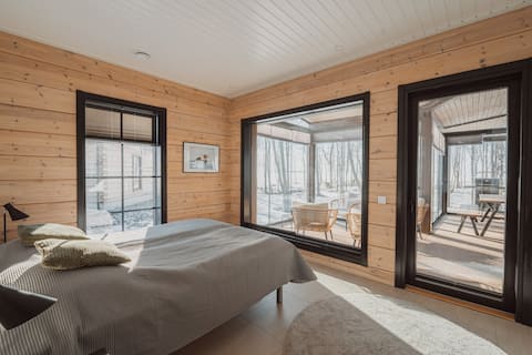 Iisland Aava, new villa and sauna with sea view