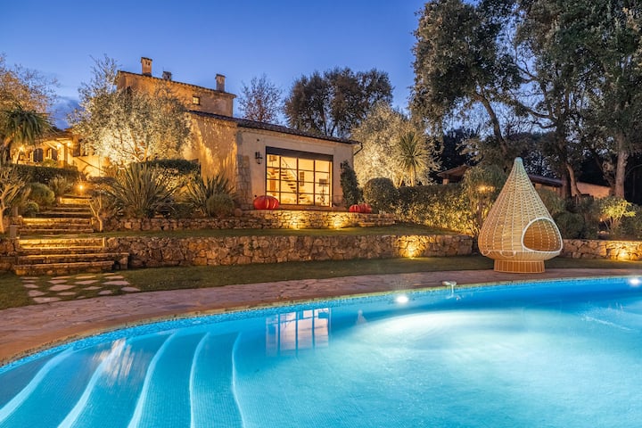 Luxury 7br Villa Near Cannespool, 500qm - Valbonne