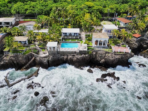 Cliff Luxury Mansion | Full Staff
