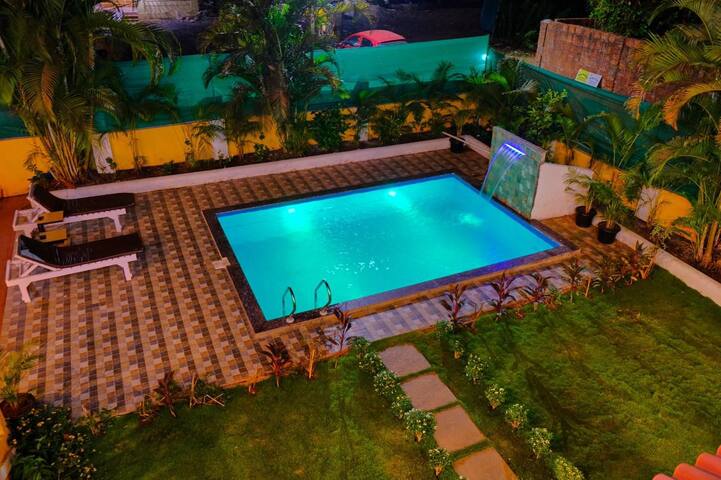 7bhk private villa near morjim Beach Goa