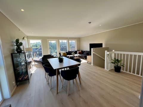 Modern home right by Google and Skagerak Arena