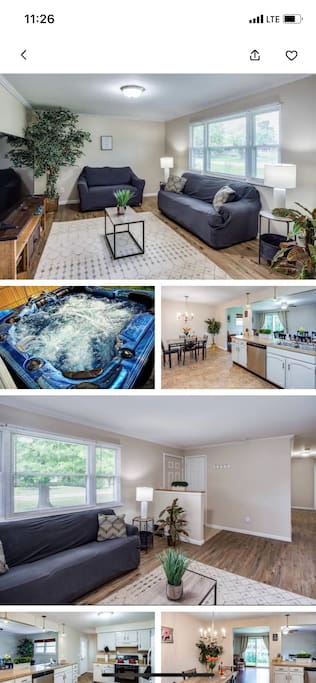 Homey Ranch with Hot Tub!