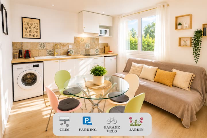 Loft Cocon & Nature ·Clim·jardin·proche Forêt Dole - Jura