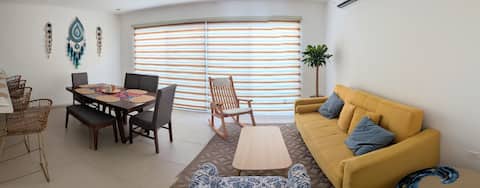 Popular Airbnb listing: Private House | Pool | BBQ | W&D | Beach 15 min in Supermanzana 6