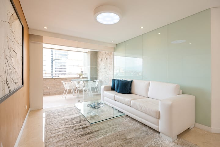 Apt Sofisticado Y Confort, 2 Hab, A/c, Wifi, Blcn. - Medellín